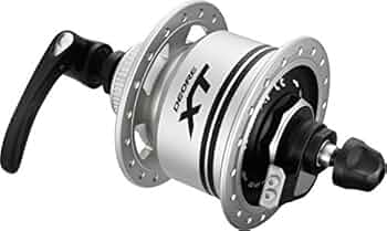 SHIMANO DEORE XT ハブダイナモ SHIMANO XT ハブダイナモ ブラック 32h - メルカリ